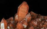 Natural Red Quartz Crystals - Morocco #61172-2